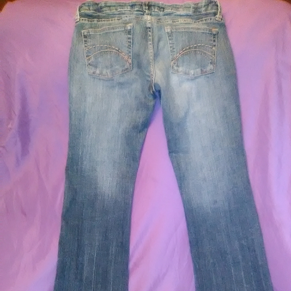 Degree blue jeans size 7 stretchy women winter - Picture 3 of 4